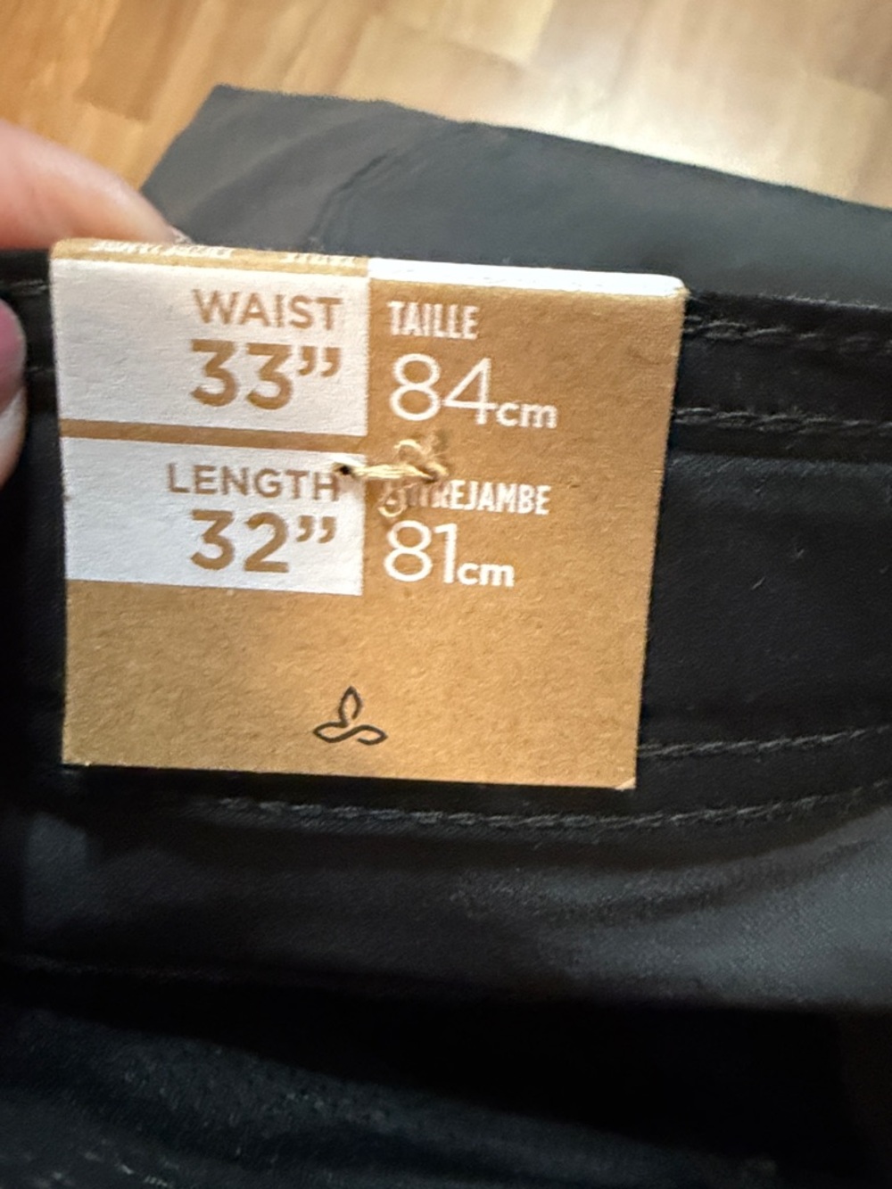 prAna Stretch Zion Pant - Water Repellent / Roll-up Hem - Grey - Picture 4 of 14
